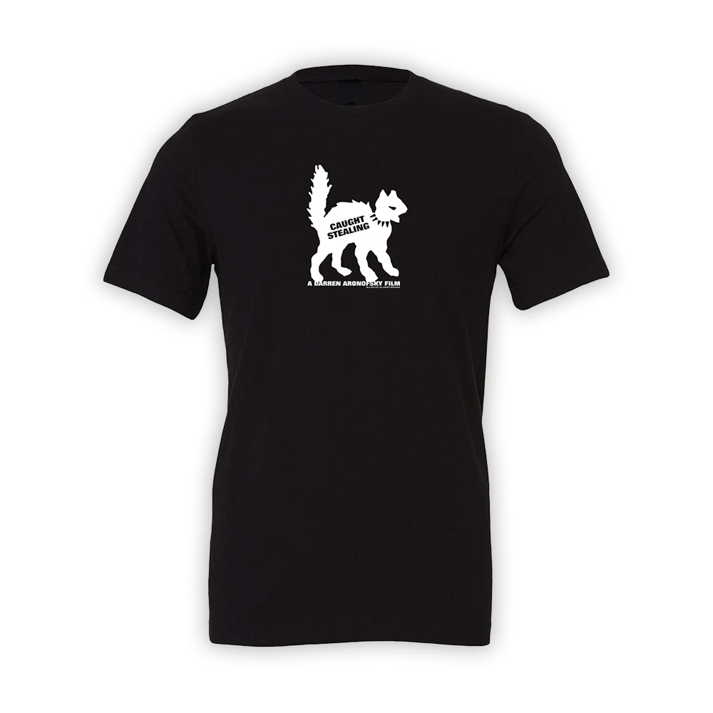 Caught Stealing Black Unisex Cat Tee