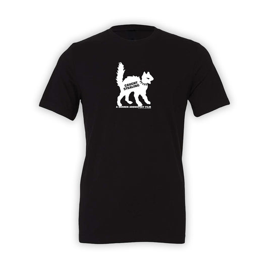 Caught Stealing Black Unisex Cat Tee