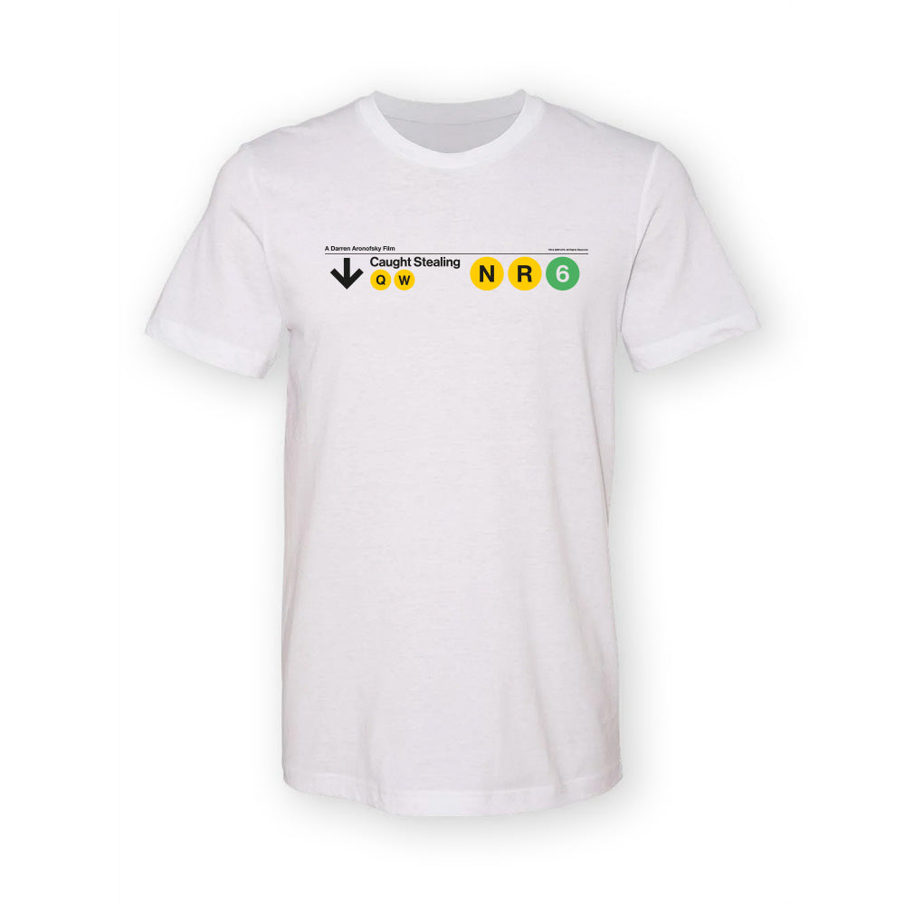 Caught Stealing White Subway Unisex Tee