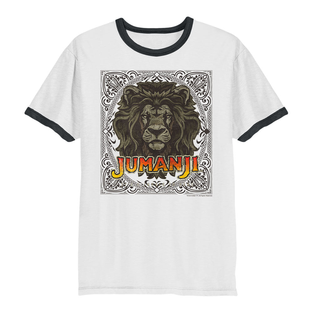 Jumanji Lion Frame Ringer Tee