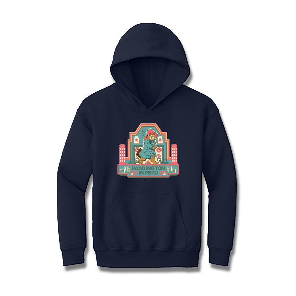 Paddington in Peru Travel Youth Hoodie