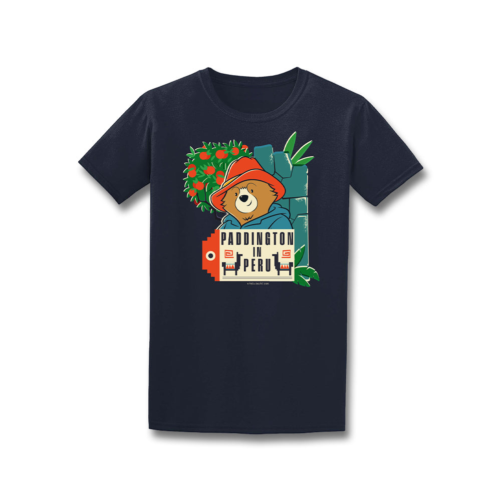 Paddington in Peru Adult Unisex Tag Tee