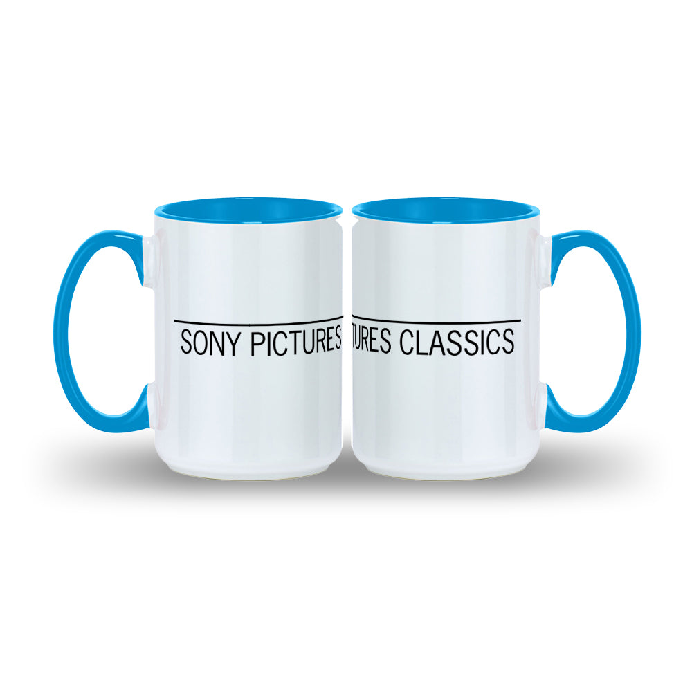 Sony Pictures Classics Logo White and Blue Mug