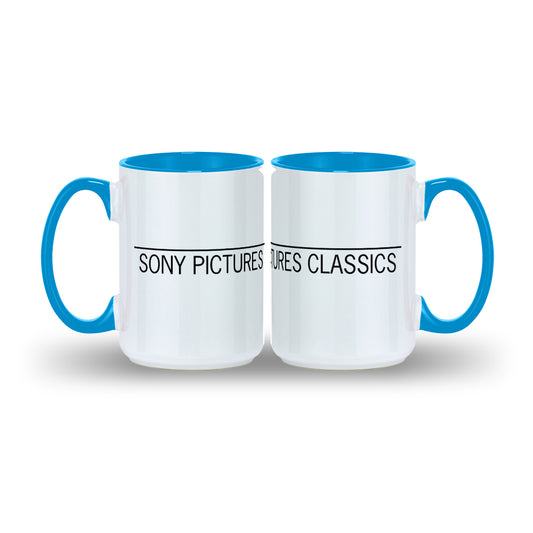 Sony Pictures Classics Logo White and Blue Mug