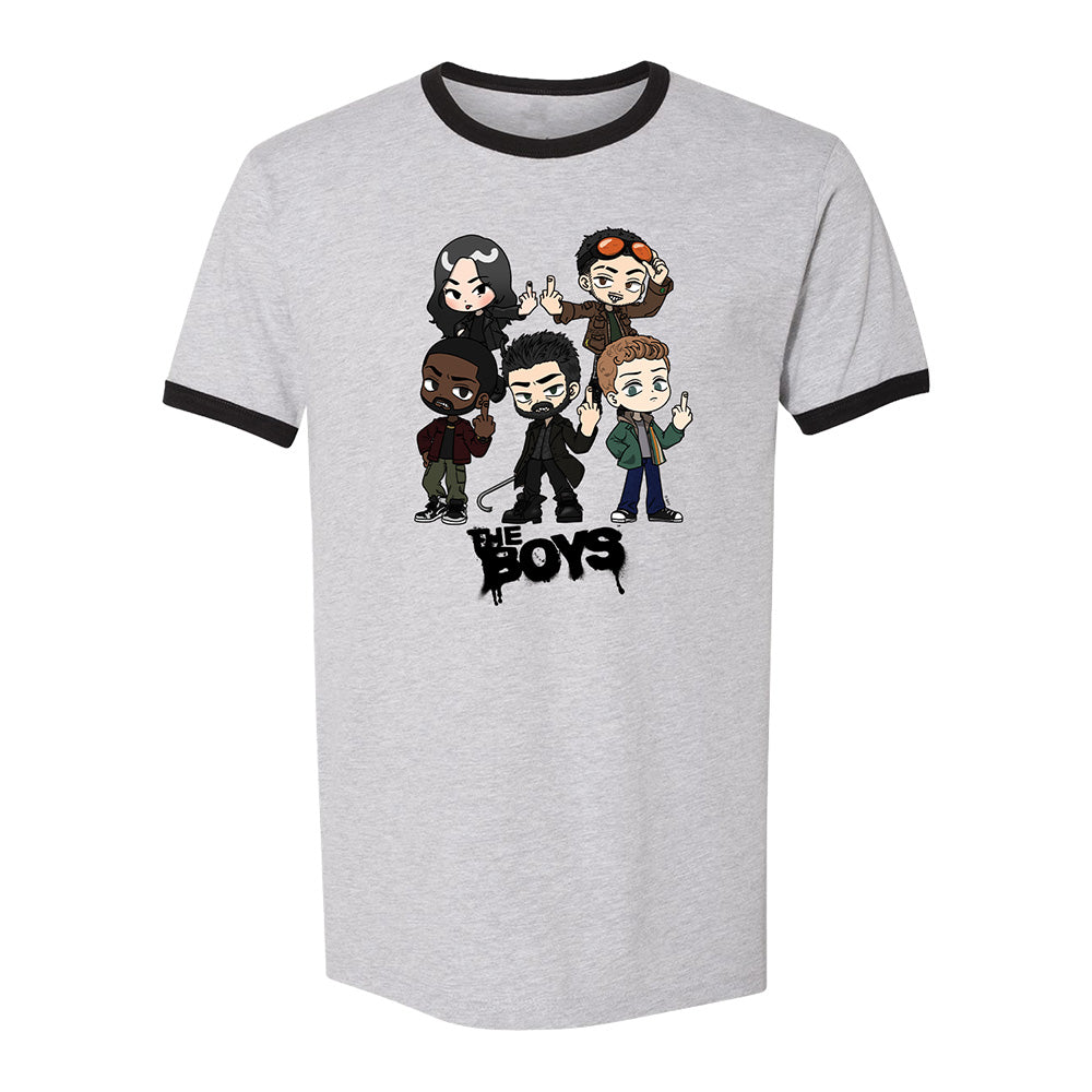 The Boys Chibi Middle Finger Tee