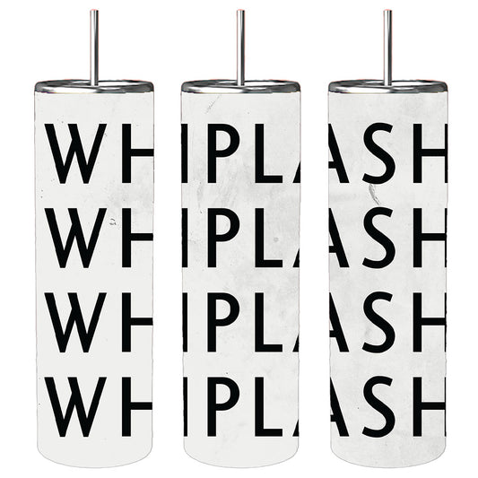 Whiplash White Logo Tumbler
