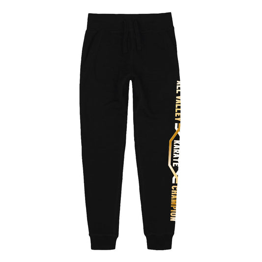 All Valley Karate Championship Black Joggers from Cobra Kai