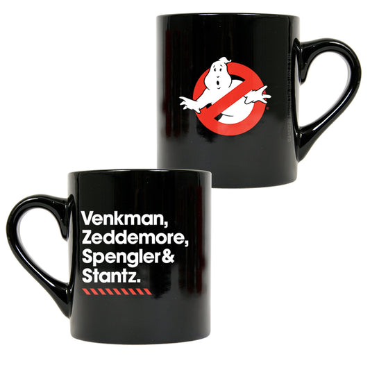 Ghostbusters Afterlife Names Black Mug