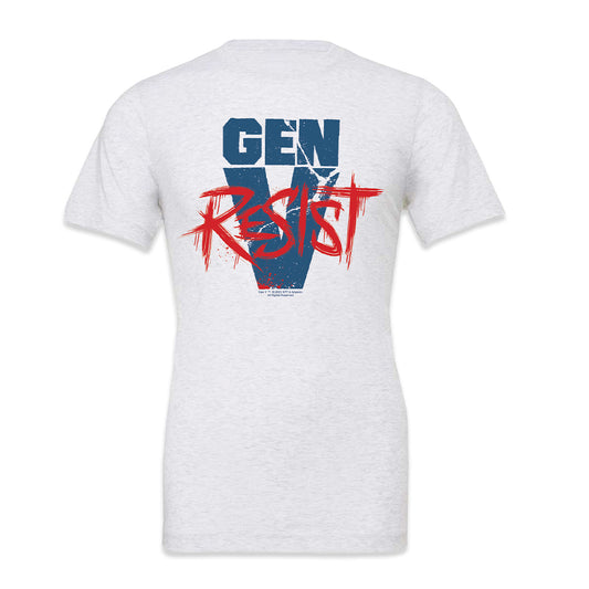 Gen v Grey Resist Logo Tee