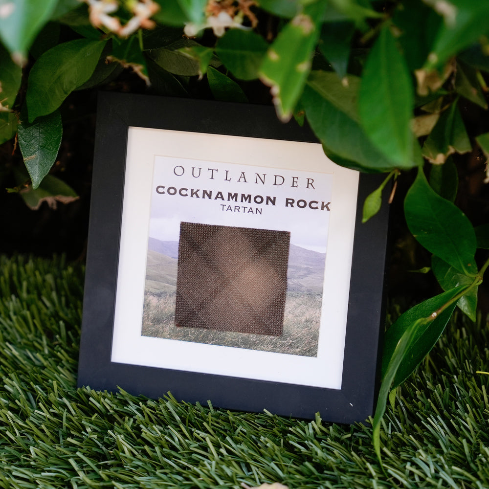 Own A Piece of Outlander: Cocknammon Rock Tartan Frame