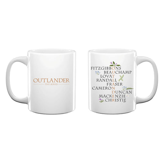 Outlander Names Acrostic Mug