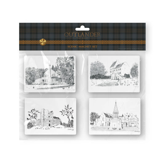 Outlander Scenic Sketch Magnet Set
