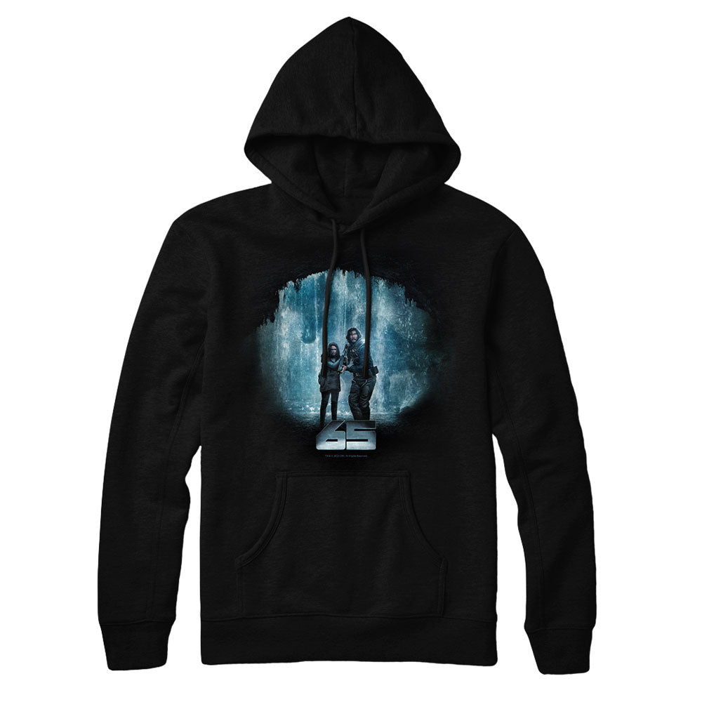 65 Character Black Hoodie