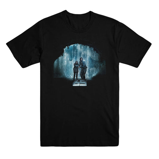 65 Character Black T Shirt