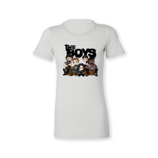 The Boys Chibi Character Couch Women's Tee
