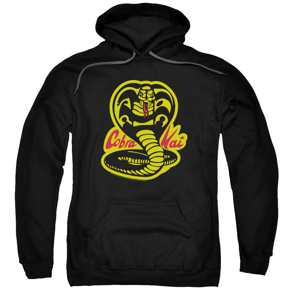 Cobra Kai Snake Logo Adult Black Hoodie