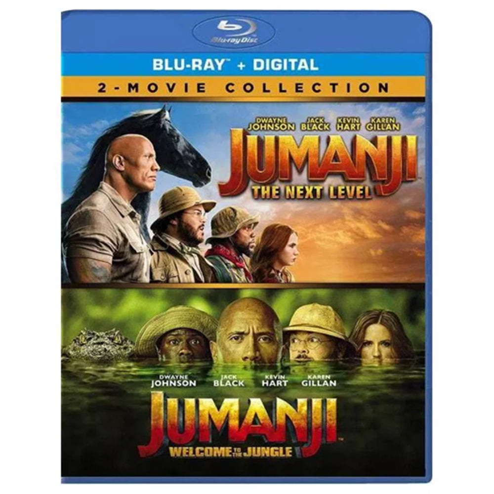 JUMANJI: NEXT LEVEL / JUMANJI: WELCOME TO JUNGLE Blu Ray